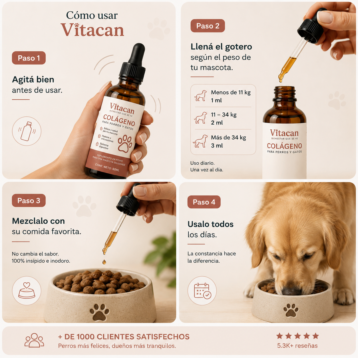 Colágeno Hidrolizado para Perros VitaCan