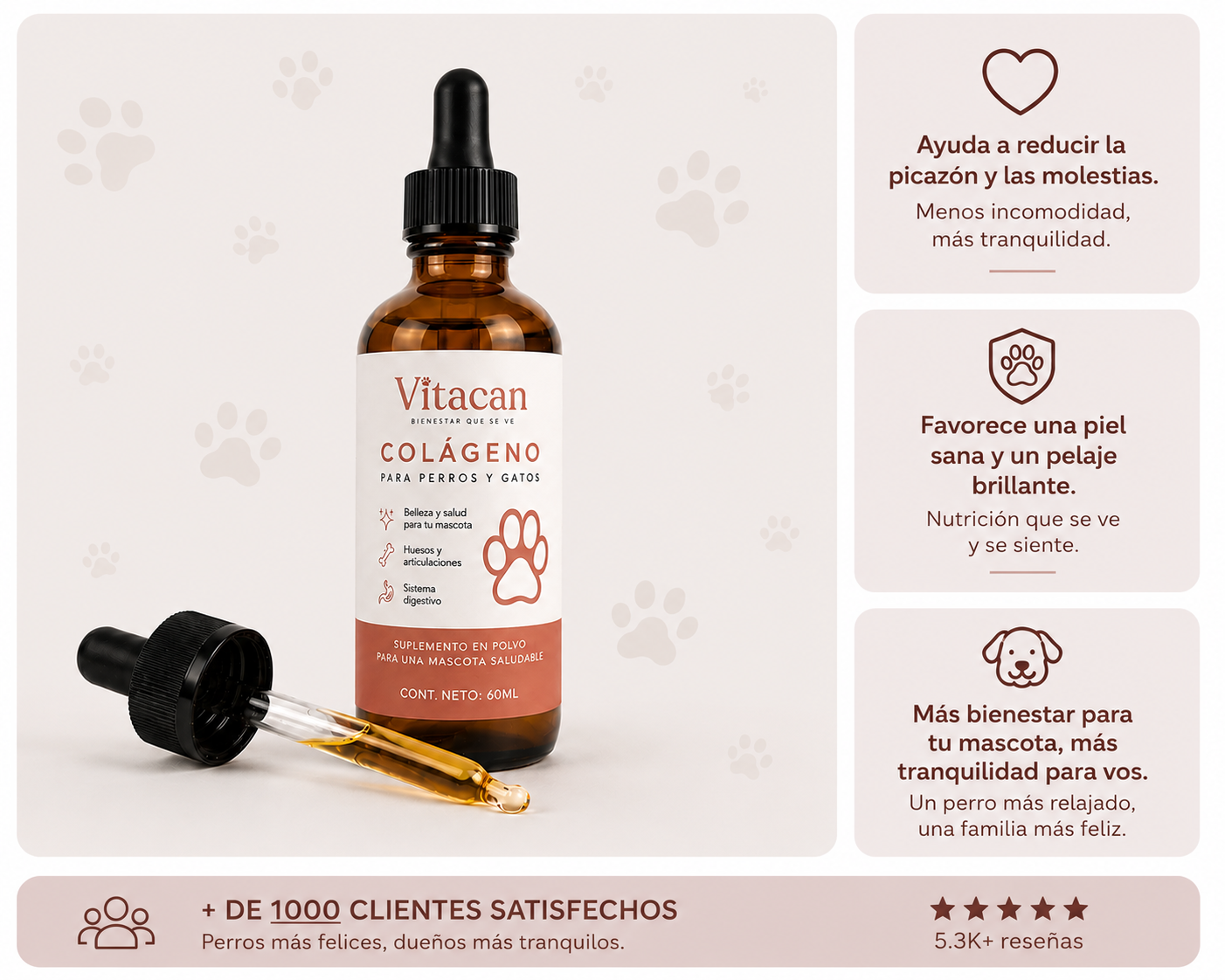 Colágeno Hidrolizado para Perros VitaCan