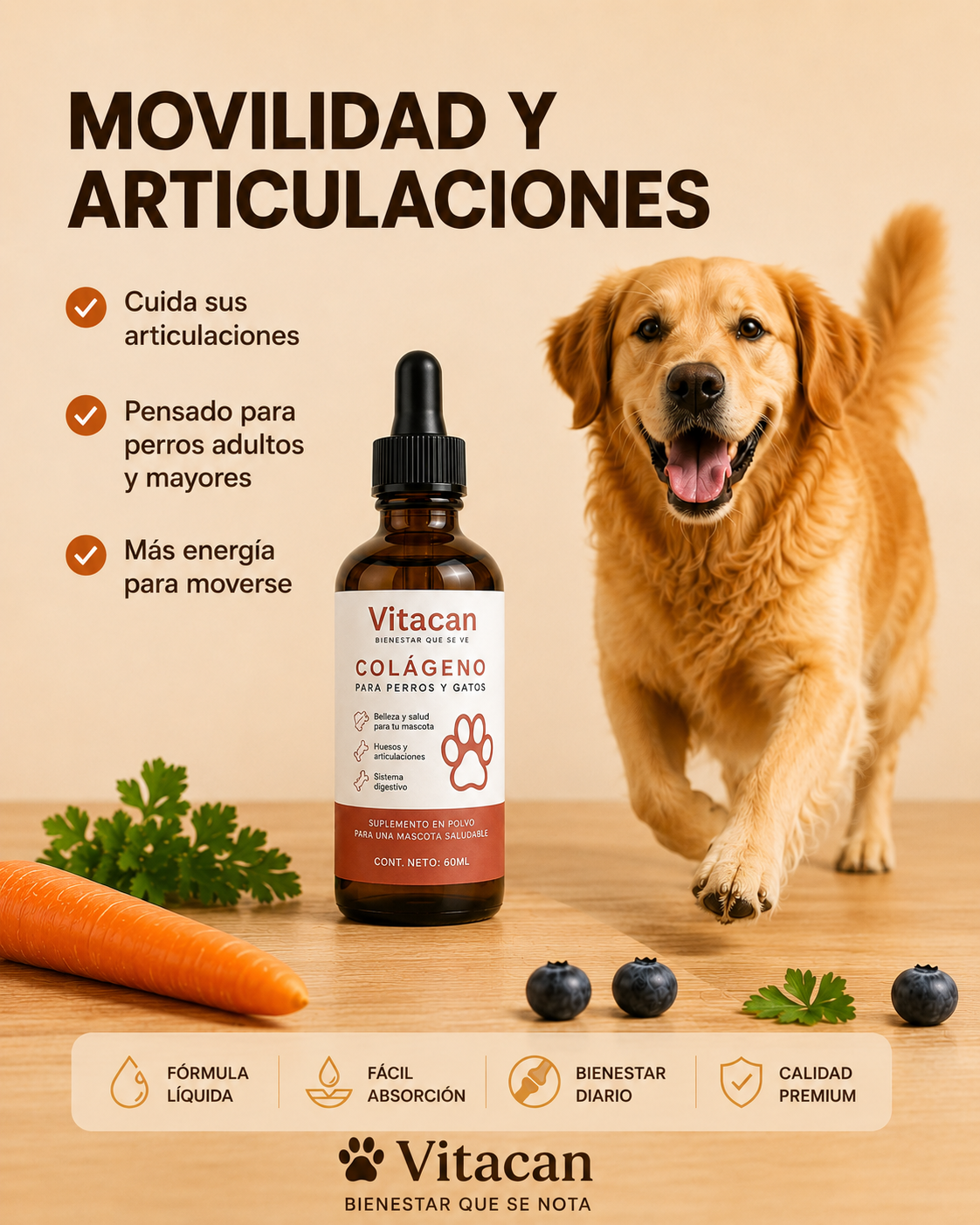 VitaCan — Movilidad y articulaciones para perros