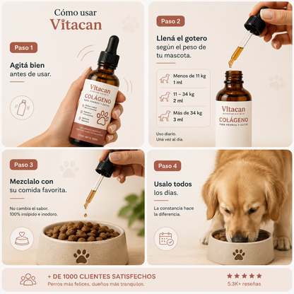 Colágeno Hidrolizado para Perros VitaCan